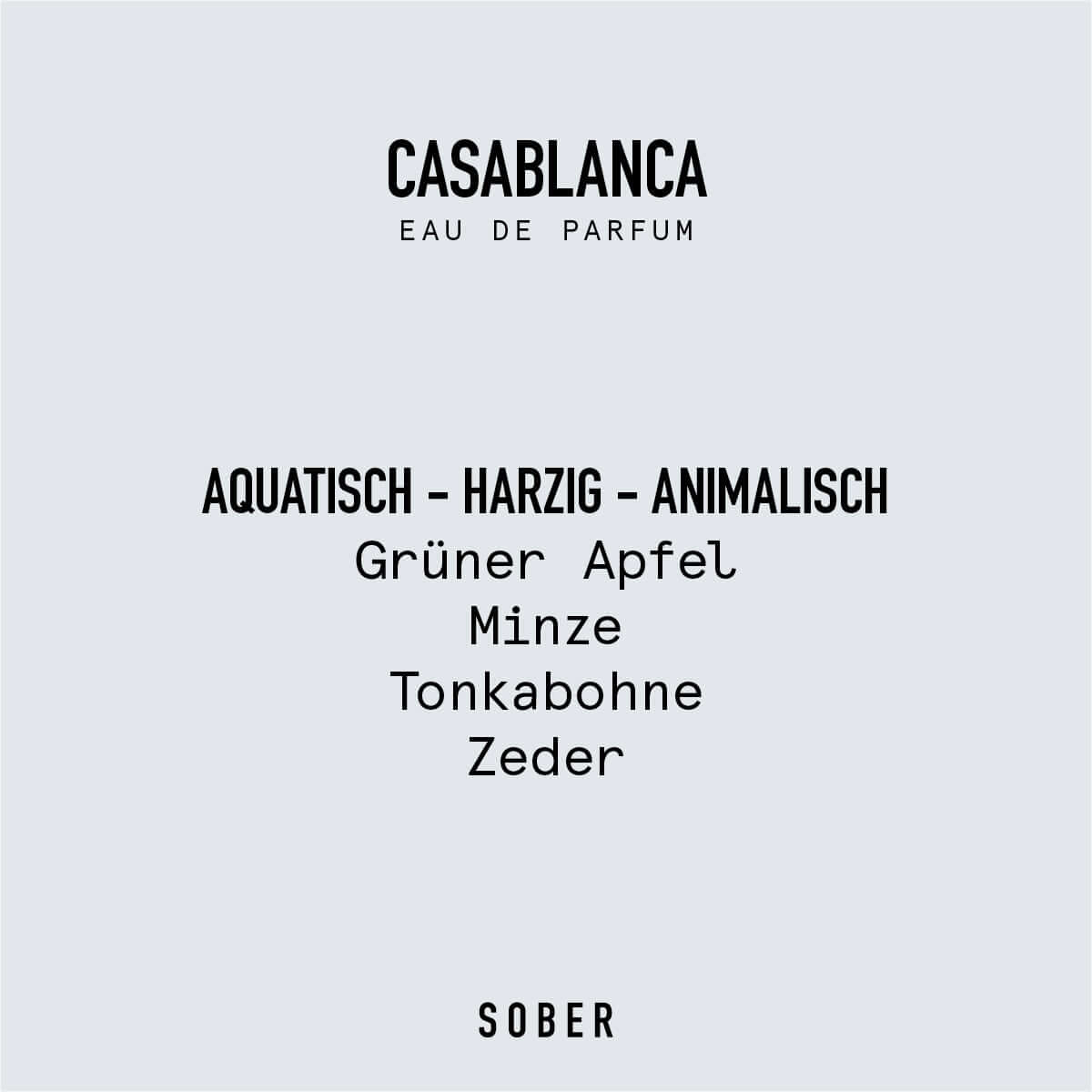 SOBER CASABLANCA - Eau de Parfum