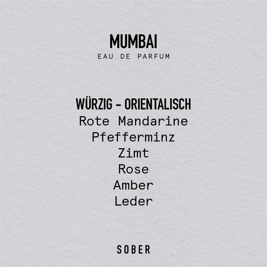 SOBER MUMBAI - Eau de Parfum