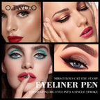 O.TWO.O Eyeliner Stamp Black Liquid Eyeliner Pen Waterproof Fast Dry