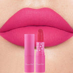 Ruj mat hidratant rezistent la apă, 9 culori, roz roșu catifelat, lung 