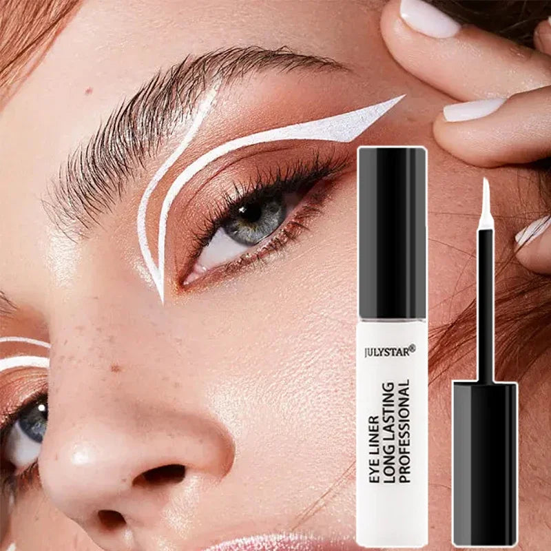 Creion lichid pentru ochi, 8 culori, rezistent la apă, ușor de purtat, machiaj mat 