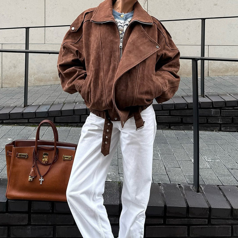 Short Loose Jacket Coat Women